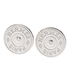 Hermes Earrings White Gold