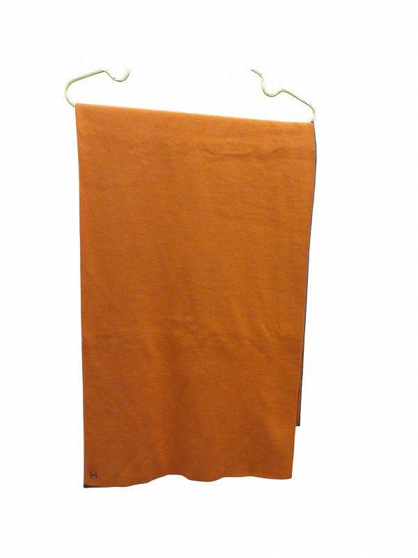 Hermes Scarf Reversible Logo Cashmere Silk — view 2