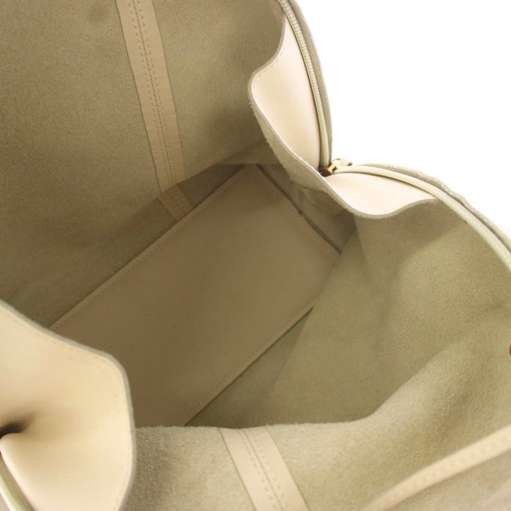 Loewe Handbag with Leather Pouch White Ivory TK — view 7