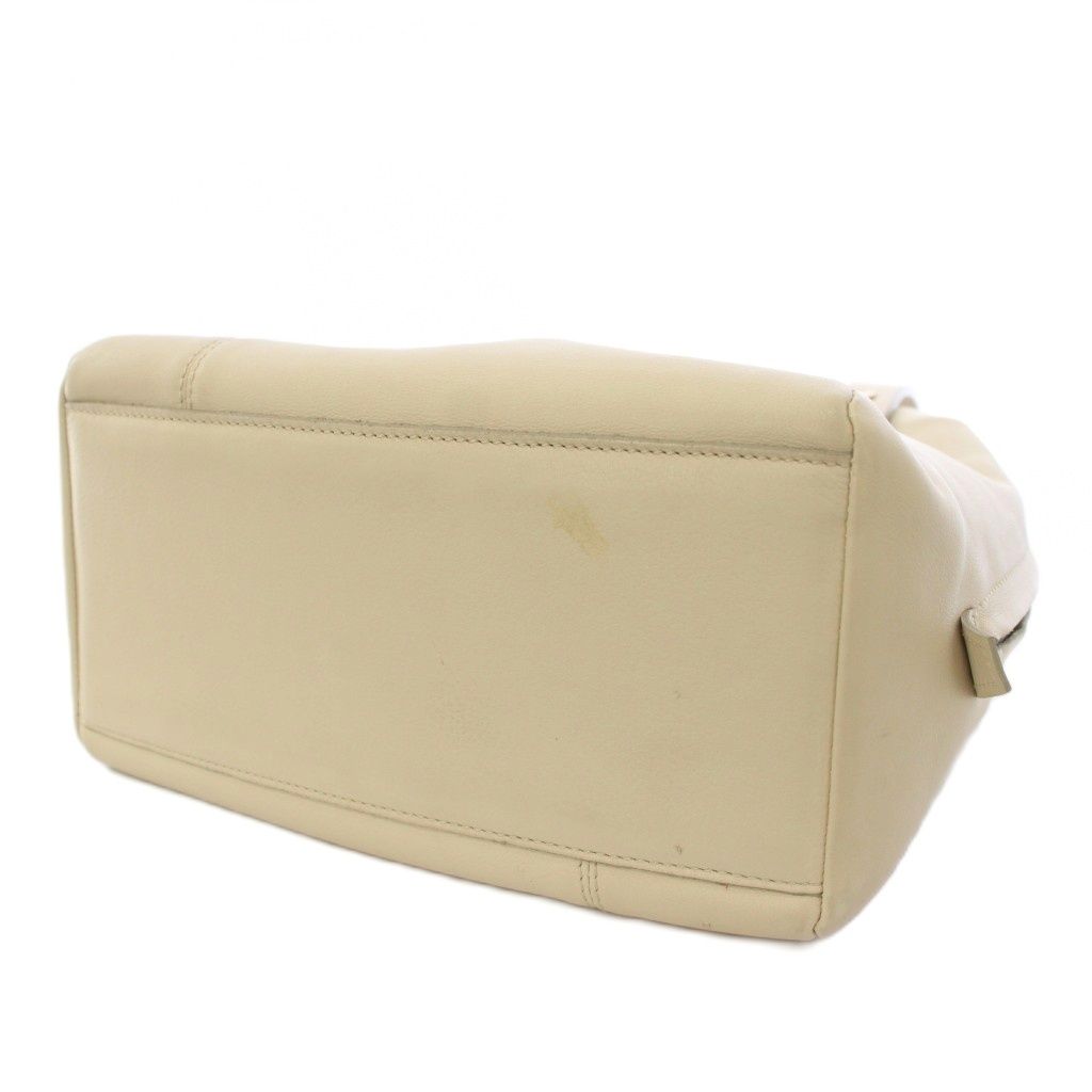 Loewe Handbag with Leather Pouch White Ivory TK — view 6