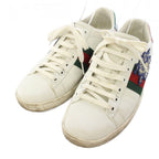 Gucci Sherry Line Ace Sneakers Leather Shoes Three Little Pigs Embroidery — view 2