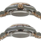 Rolex Datejust Watch Automatic Winding at Stainless Steel Pink Gold PG Roman — view 3