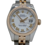 Rolex Datejust Watch Automatic Winding at Stainless Steel Pink Gold PG Roman — view 2