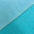 Hermes Cashmere 100% Blue Turquoise Evelyne Logo Fringe Bicolor Scarf — view 4