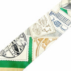 Hermes le Philateliste du Faubourg Enthusiast Silk 100% Scarf Green Recommended — view 4
