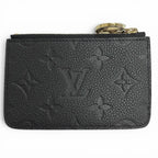 Louis Vuitton Card Case Holder Romy Monogram Empreinte Coin Purse Noir Black