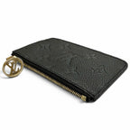 Louis Vuitton Card Case Holder Romy Monogram Empreinte Coin Purse Noir Black — view 4