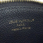 Louis Vuitton Card Case Holder Romy Monogram Empreinte Coin Purse Noir Black — view 8