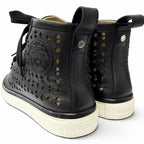 Hermes Jimi Leather Perforated Sneaker — view 5