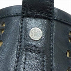 Hermes Jimi Leather Perforated Sneaker — view 7