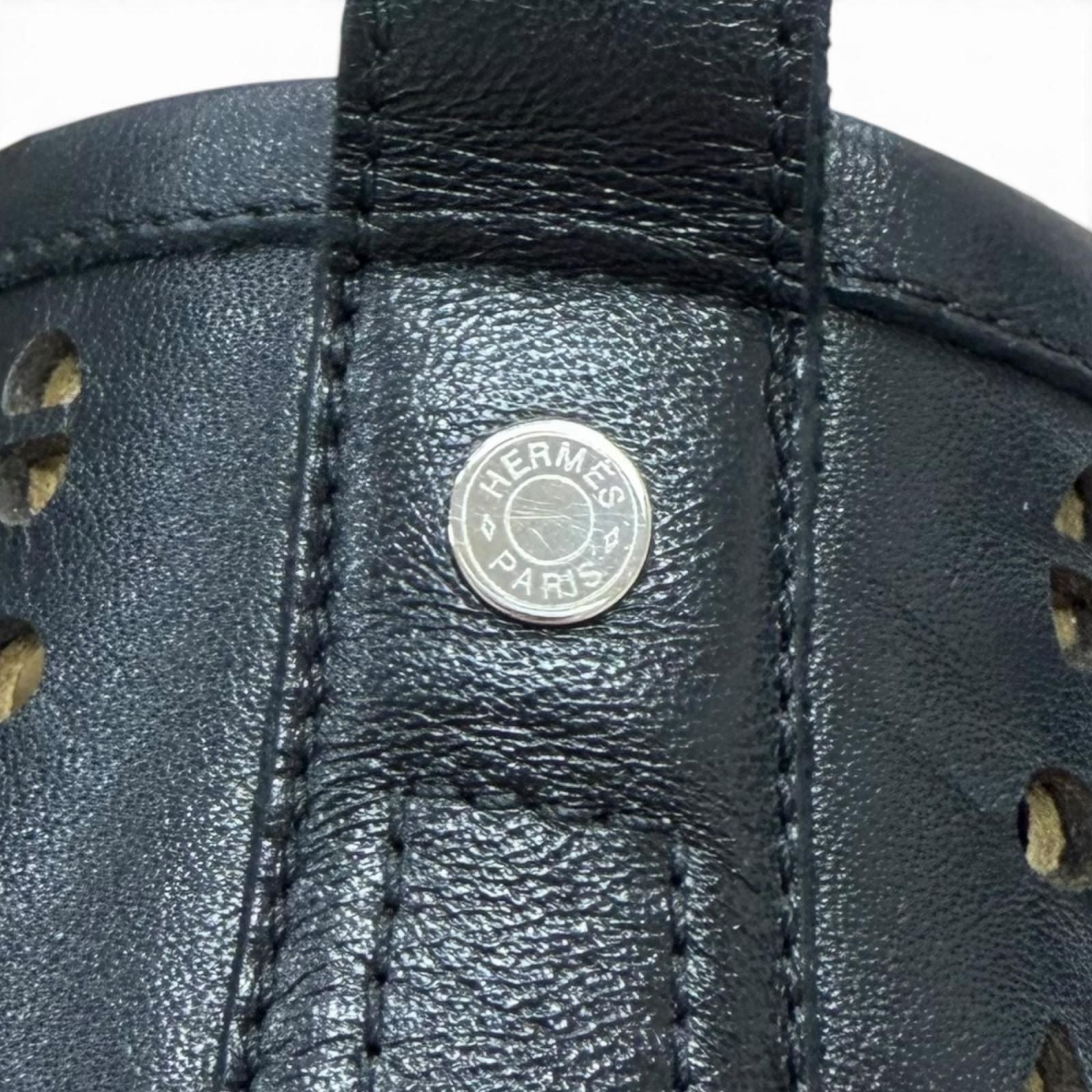 Hermes Jimi Leather Perforated Sneaker — view 7