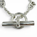 Hermes Farandole 925 Chaine D'ancre 15 cm Chain Bracelet Silver — view 2