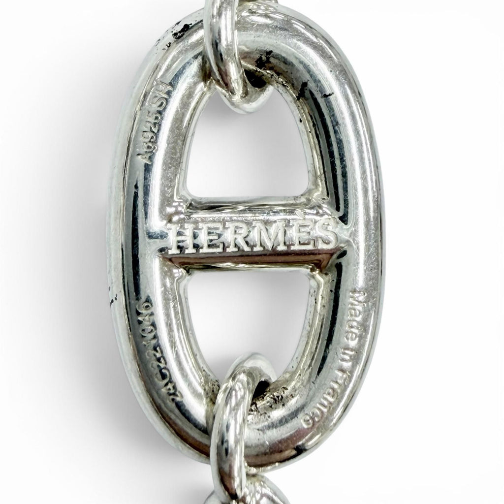 Hermes Farandole 925 Chaine D'ancre 15 cm Chain Bracelet Silver — view 6