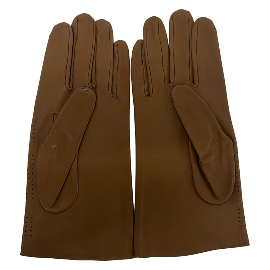 Hermes Gloves Brown Leather — view 3