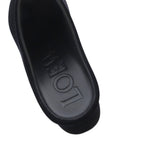 Loewe Terra Terraform Velour Clog Sandals 39 Black — view 7