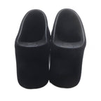Loewe Terra Terraform Velour Clog Sandals 39 Black — view 5