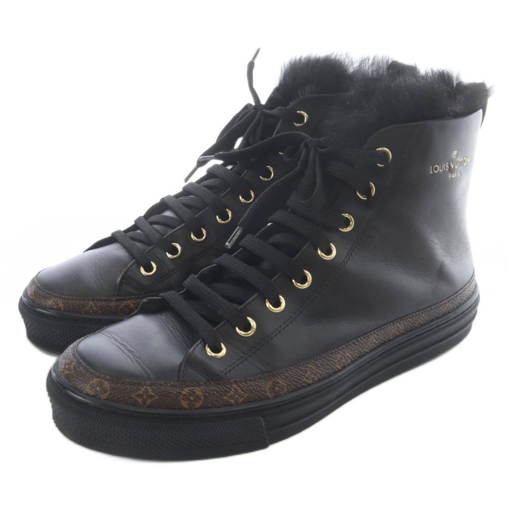Louis Vuitton Stella Line High Cut Sneakers 37 Black — view 2