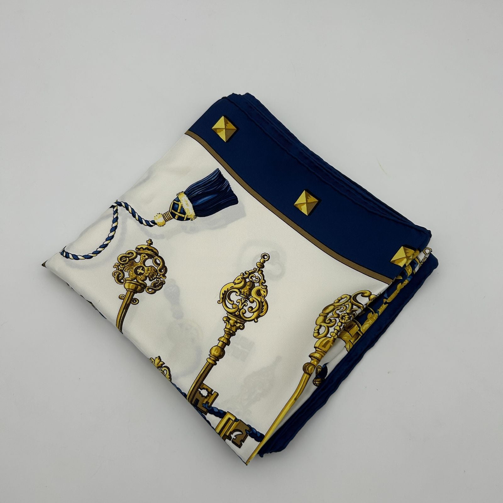 Hermes Key Motif Silk Scarf — view 5