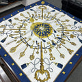Hermes Key Motif Silk Scarf