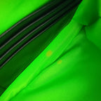 Prada Clutch Pouch Black Emerald Nylon Rubber Leather — view 7