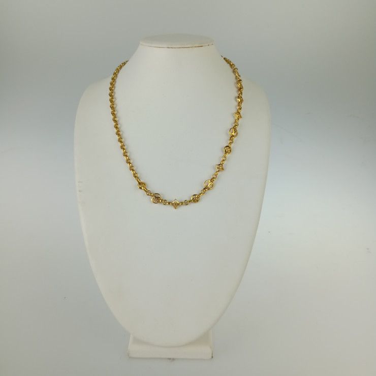 Louis Vuitton Necklace Collier Cles Easy in Lock Gold Metal — view 5