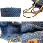 Louis Vuitton 2-Way On The Go MM Monogram Denim Tote — view 7