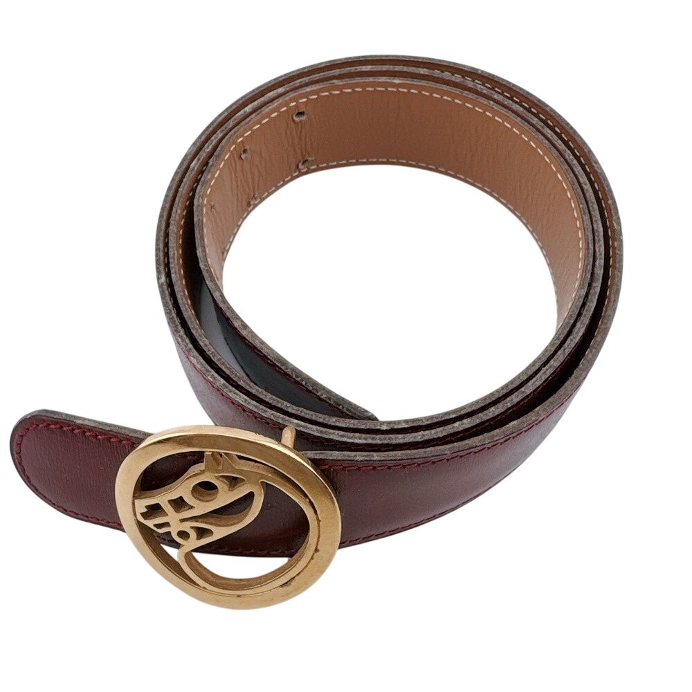 Hermes Vintage Paddock Cheval Buckle Belt — view 2
