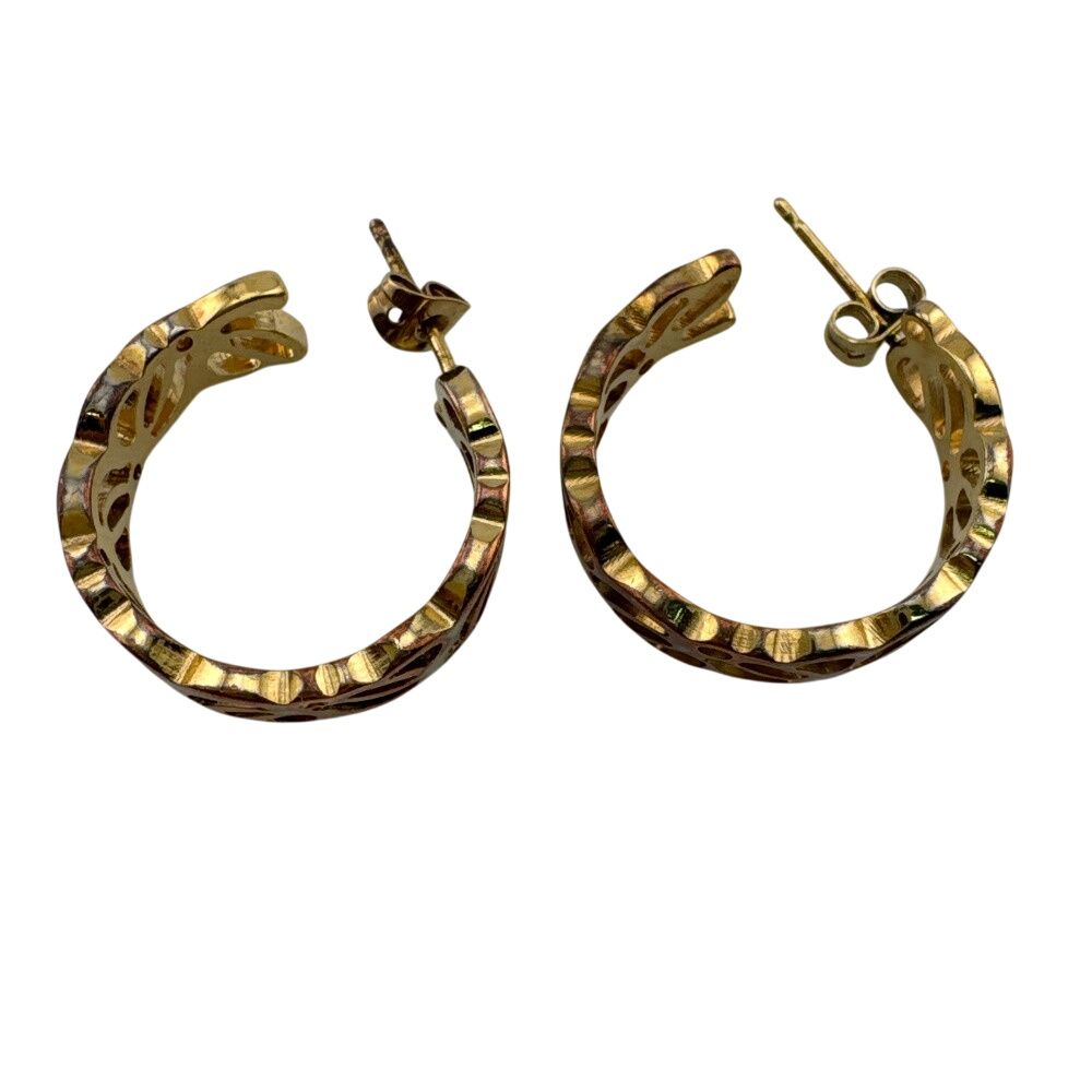 Loewe Hoop Anagram Earrings — view 3