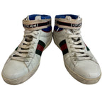 Gucci Shoes Ace Stripe High Cut Sneakers Sherry Line — view 3