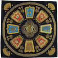 Hermes Scarf Carre 90 Poste Et Cavalerie Saber Decorative Bag Silk Black Multi