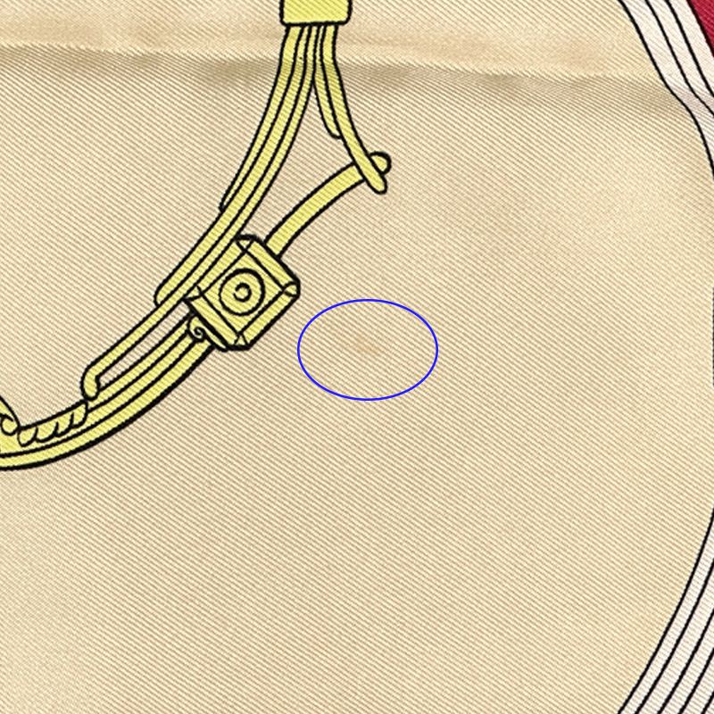 Hermes Scarf Carre 90 Spring Silk Red Multi Color Carriage Large — view 6