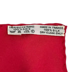 Hermes Scarf Carre 90 Spring Silk Red Multi Color Carriage Large — view 4