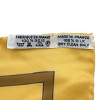 Hermes Scarf Carre 90 Casse Noisette Nutcracker Silk Yellow Multi Color — view 5