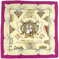 Hermes Scarf Carre 90 la Gloire de la Cuisine Francaise Celebrating French Silk