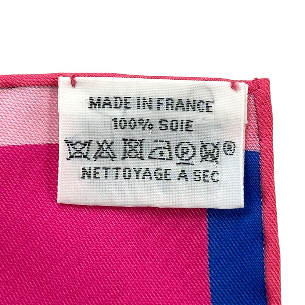 Hermes Scarf Carre 90 Voitures Exquises Elaborate Carriage Silk Pink Multi — view 4