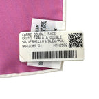 Hermes Scarf Carre Double Face 90 Grand Tralala Silk Vermillion Blue Multi — view 7