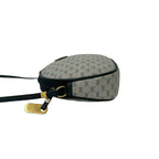 Gucci Vintage Micro GG Logo Leather Mini Shoulder Bag Pochette Navy — view 5