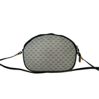 Gucci Vintage Micro GG Logo Leather Mini Shoulder Bag Pochette Navy — view 3