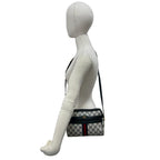 Gucci Vintage Sherry Line GG Logo Leather Shoulder Bag Pochette Navy — view 2