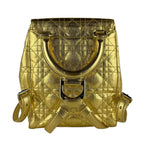 Dior Backpack Cannage Gold — view 3