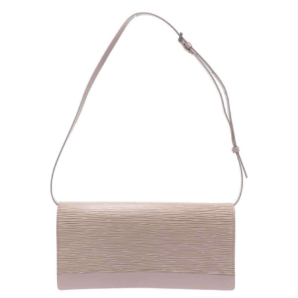 Louis Vuitton Epi Honfleur Epi Shoulder Bag Lavender Gray