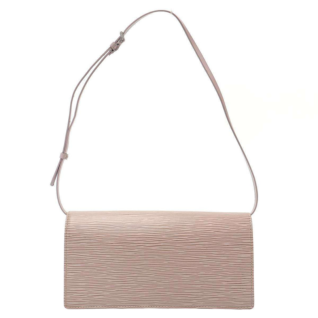 Louis Vuitton Epi Honfleur Epi Shoulder Bag Lavender Gray — view 2