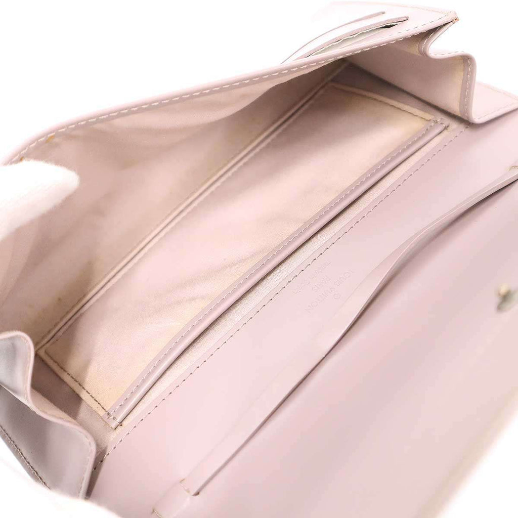 Louis Vuitton Epi Honfleur Epi Shoulder Bag Lavender Gray — view 6