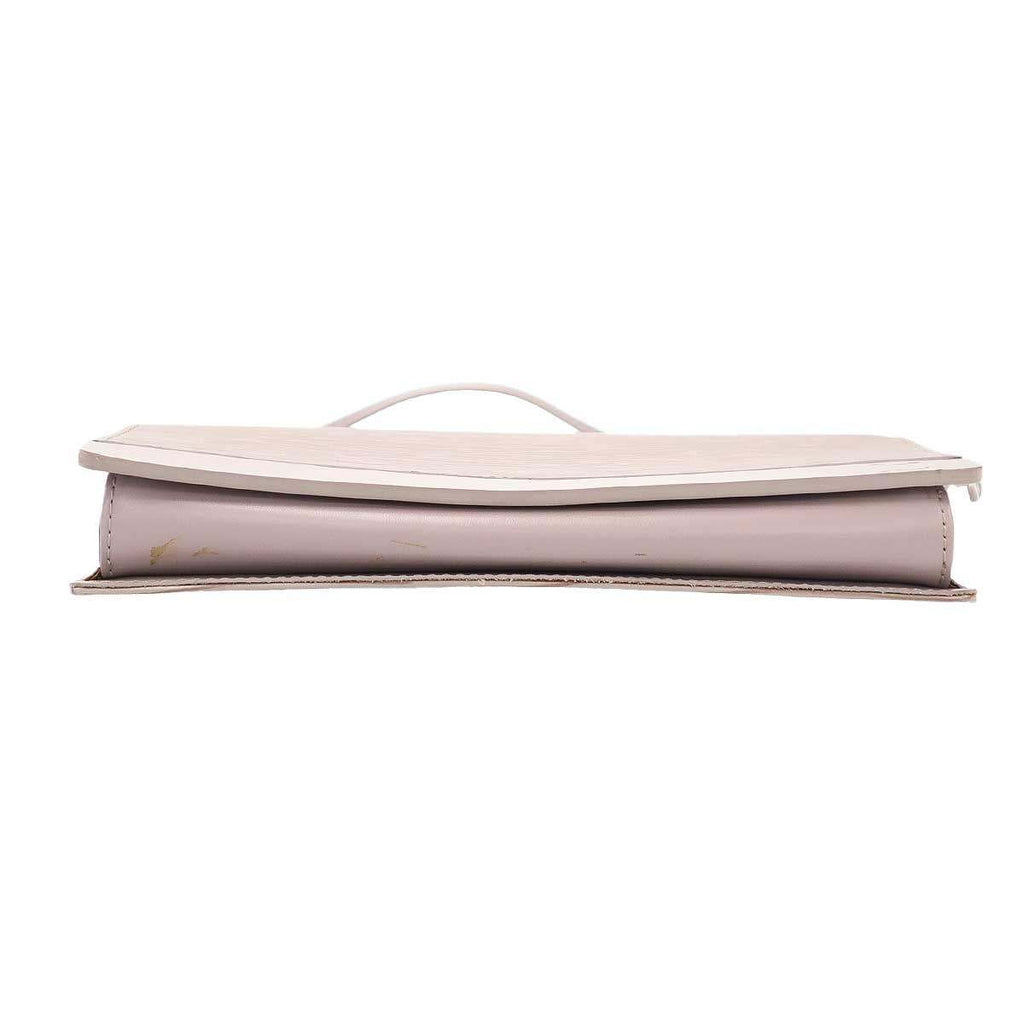 Louis Vuitton Epi Honfleur Epi Shoulder Bag Lavender Gray — view 4