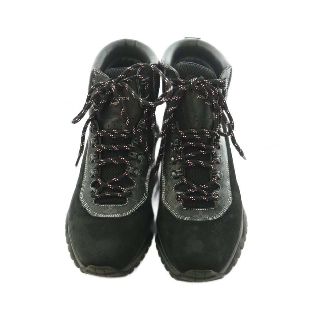 Louis Vuitton Canyon Line Engineer Boots Leather Monogram Pattern 8 — view 6