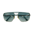 Louis Vuitton Attitude Sunglasses LV Logo Double Bridge 62 14 Silver Color