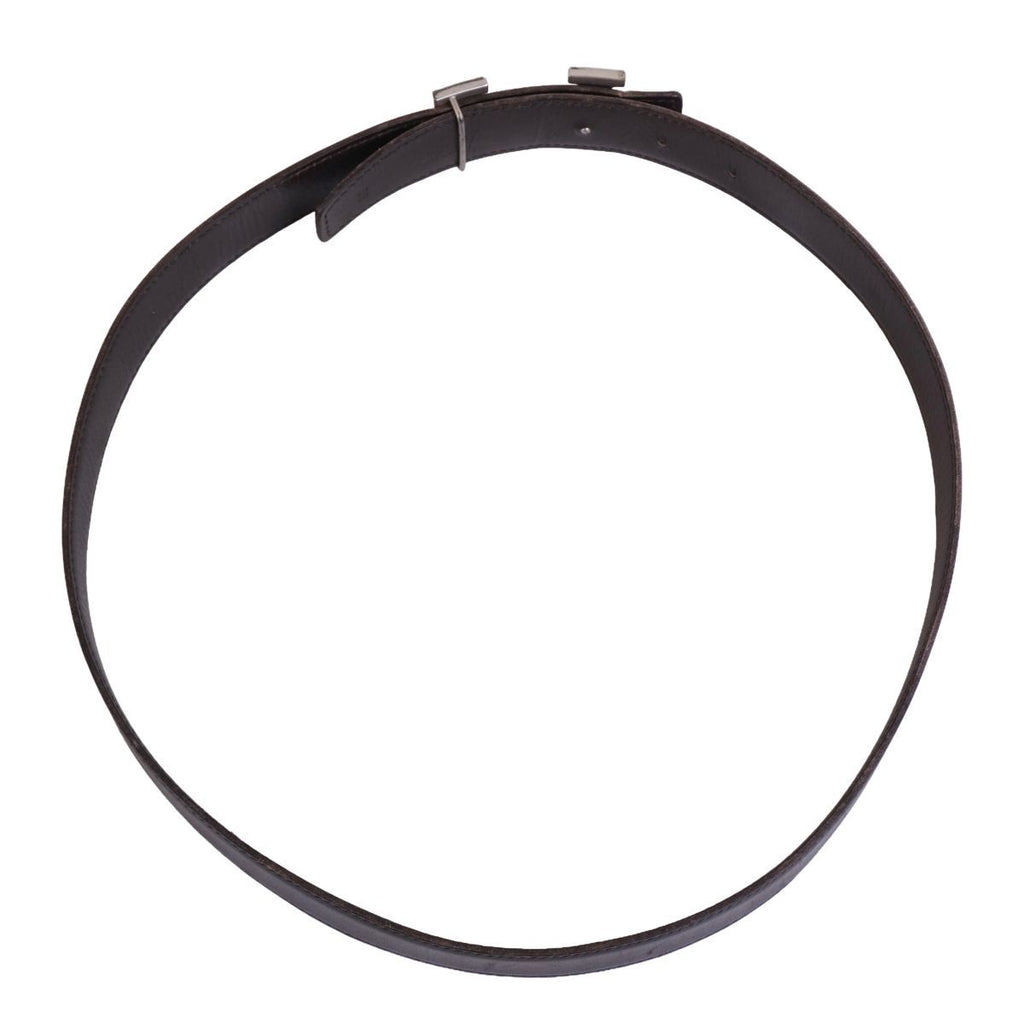 Hermes Belt Leather Constance Logo Silver — view 5
