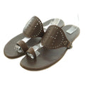 Hermes Hera Gamma Sandals Leather Evelyne Brown