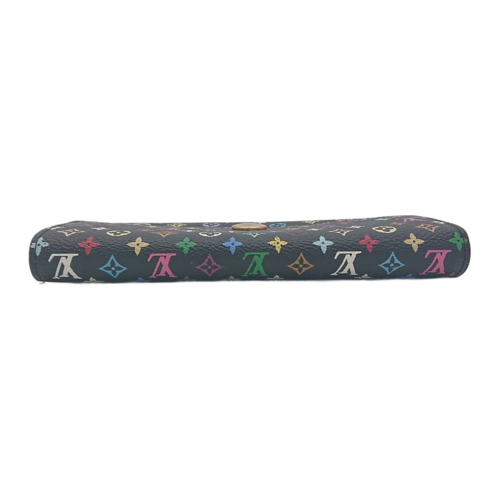 Louis Vuitton Multi Color Sarah Wallet Monogram Black — view 6