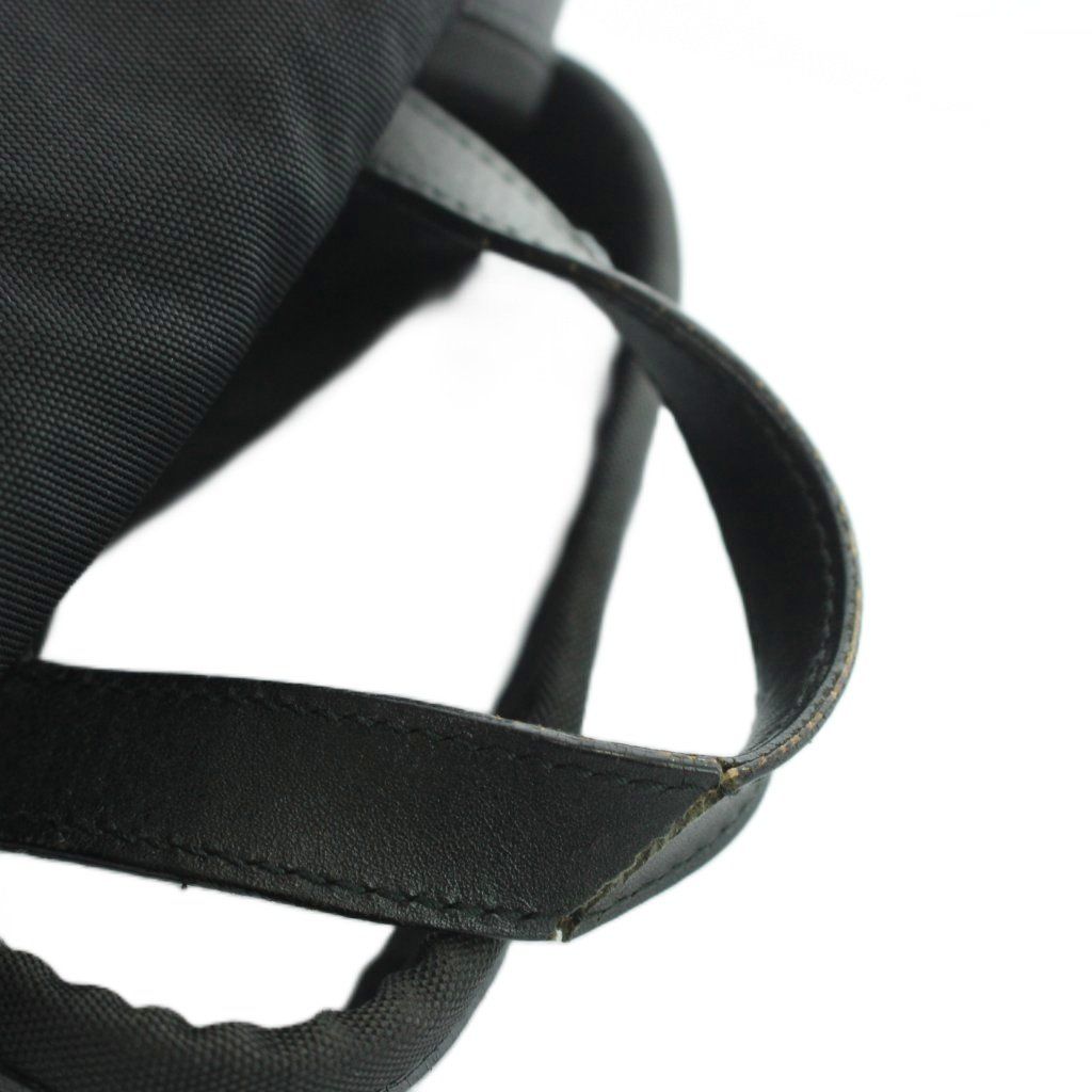 Gucci Backpack Sac Day Nylon Logo Plate Black — view 3